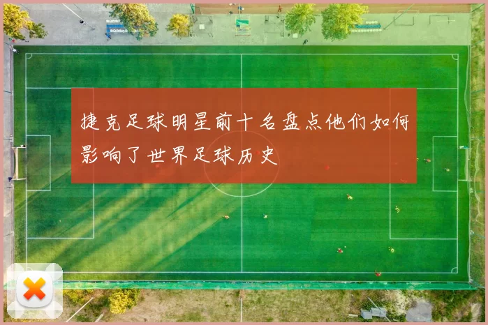 捷克足球明星前十名盘点他们如何影响了世界足球历史