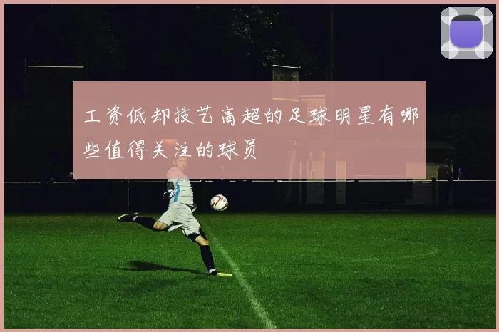 工资低却技艺高超的足球明星有哪些值得关注的球员
