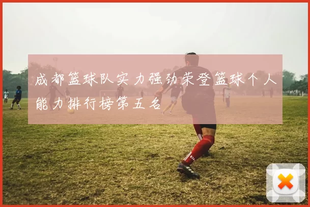 成都篮球队实力强劲荣登篮球个人能力排行榜第五名